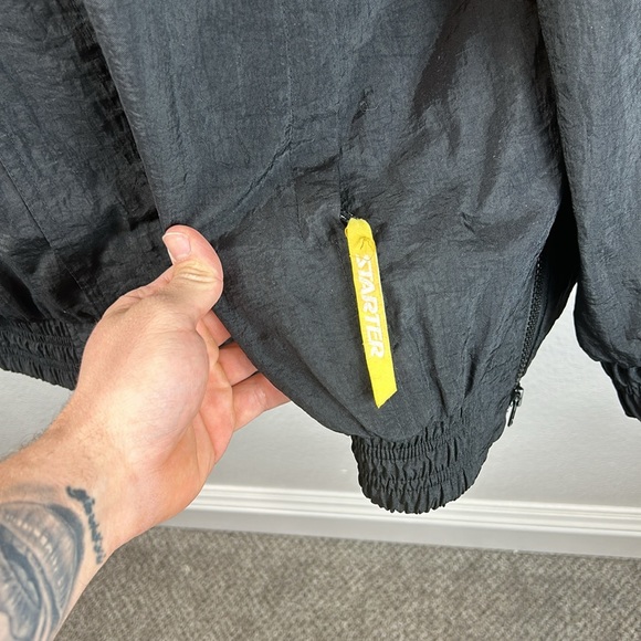 Vintage Pittsburgh Steelers Starter Pro Line Puffer Jacket Size XXL Black NFL - Picture 3 of 13